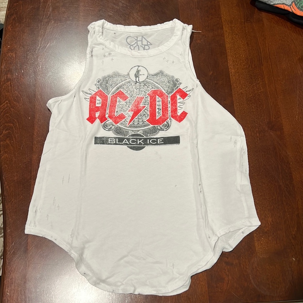 CHASER AC/DC Graphic Tank Top Size M